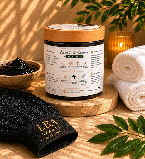 Savon Noir Ancestral - Rituel purifiant et exfoliant